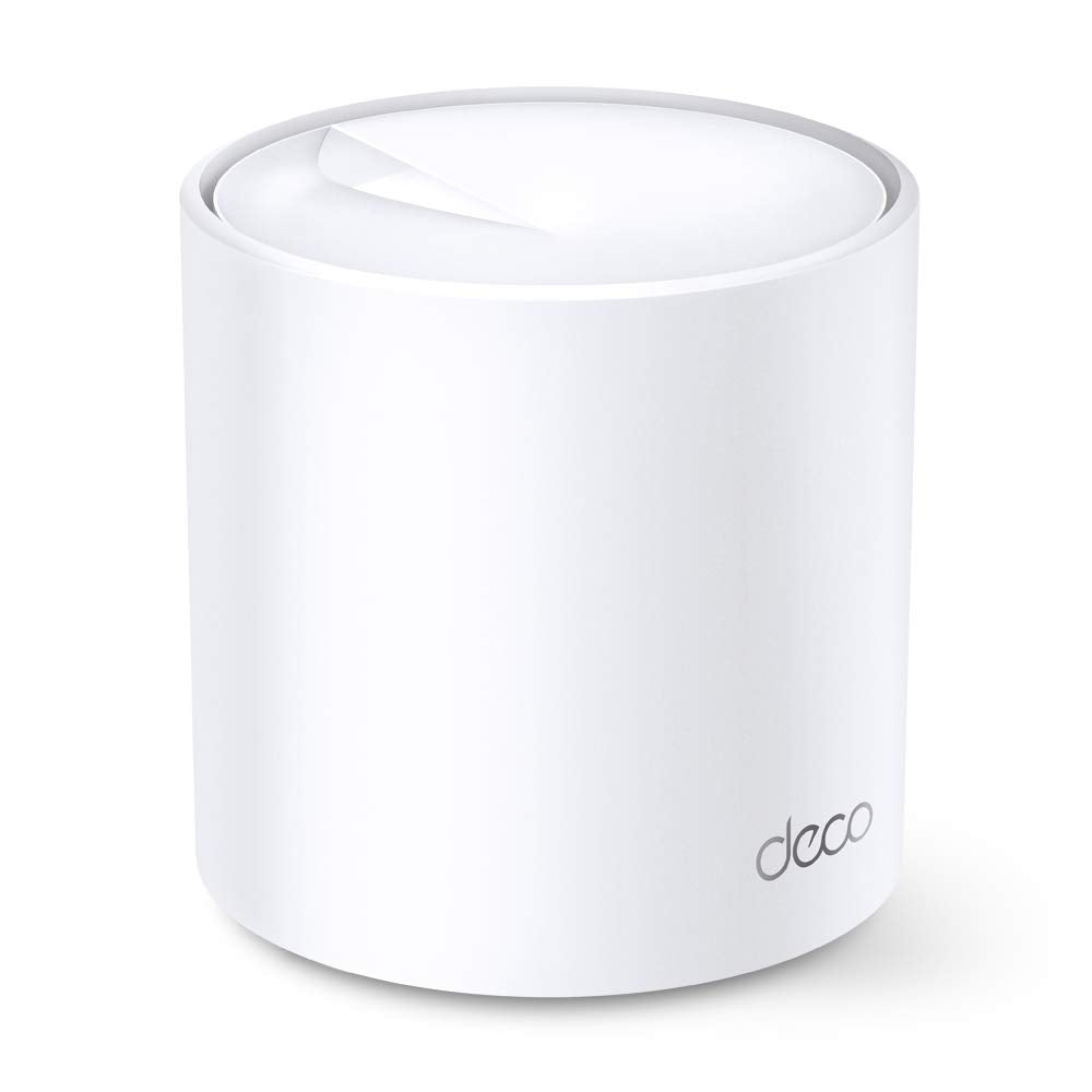 TP-Link Deco X20 Mesh WLAN – 1er Pack, Wi-Fi 6 AX1800, 2× Gigabit, Erweiterungseinheit, WPA3, Jugendschutz