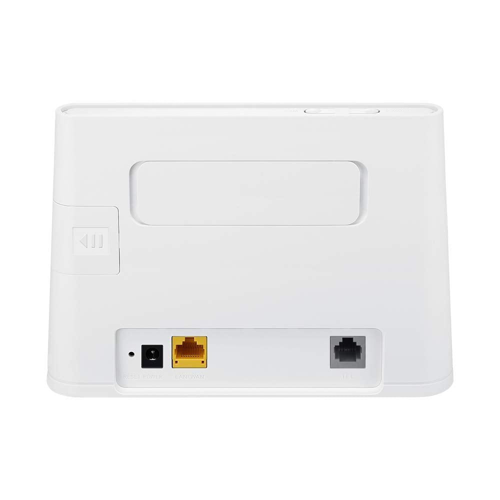 Huawei B311-221 4G LTE Router – bis zu 150 Mbit/s Download, WLAN 300 Mbit/s, LAN & Telefonanschluss – Weiß