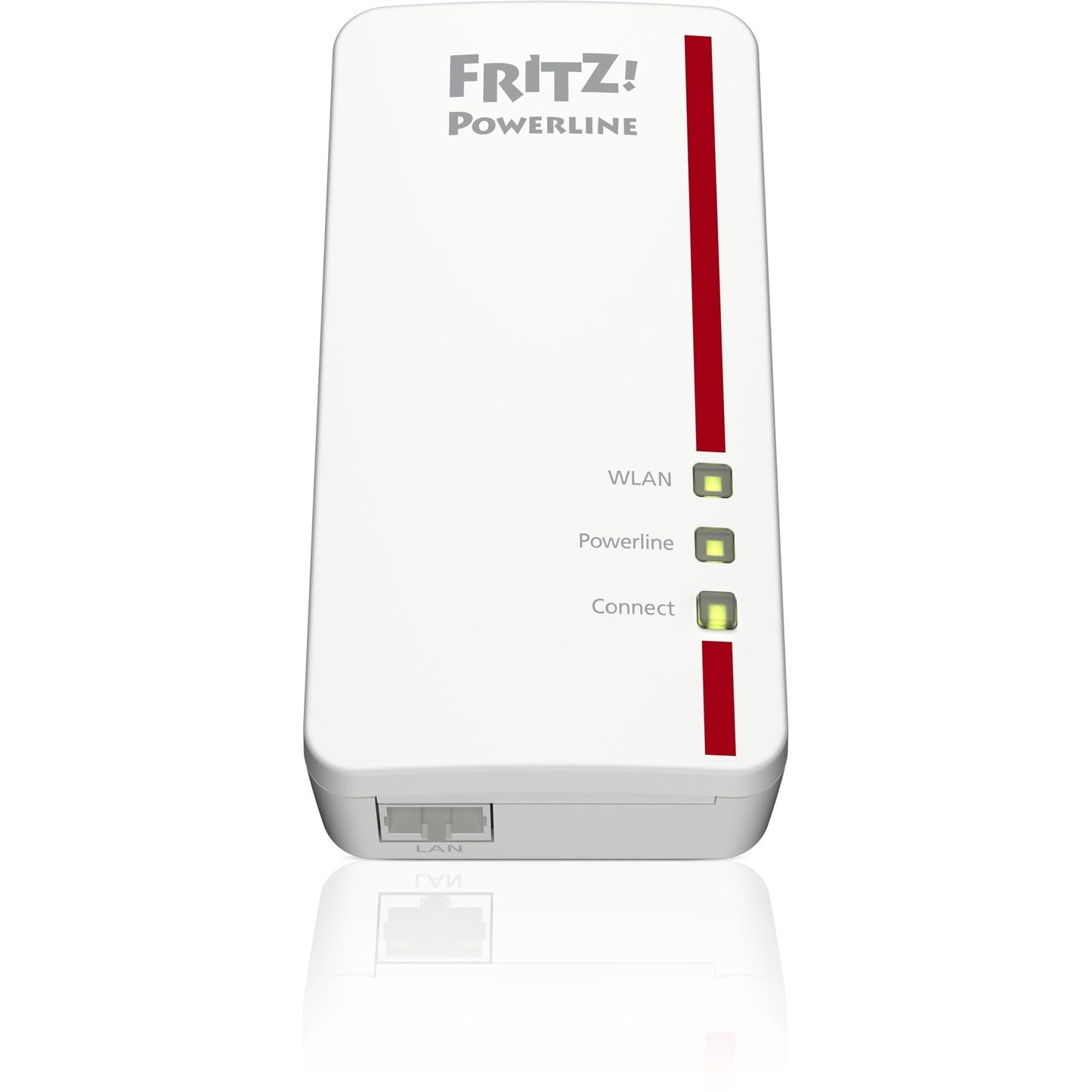 AVM FRITZ!Powerline 1260E Single-Adapter – 1.200 MBit/s, WLAN-Access Point, Mesh, Gigabit