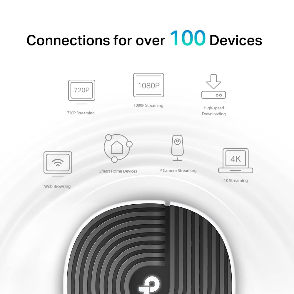 TP-Link Deco S1900 Mesh WLAN Set – AC1900 Dual-Band, 3× Gigabit LAN, 3er-Pack, HomeCare