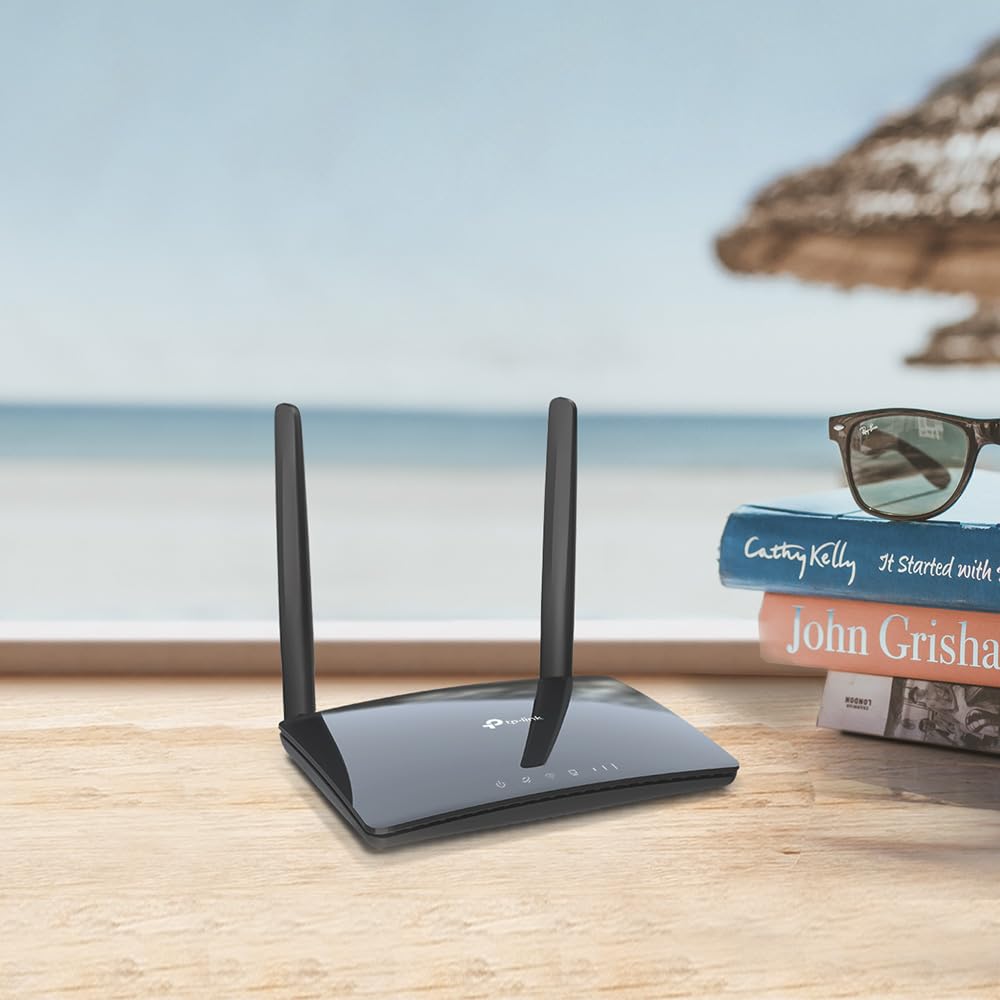TP-Link Archer MR402 LTE Router – Dual-Band AC1200, 4G SIM, 150 Mbit/s, 4 LAN-Ports, Plug & Play, MU-MIMO, OneMesh