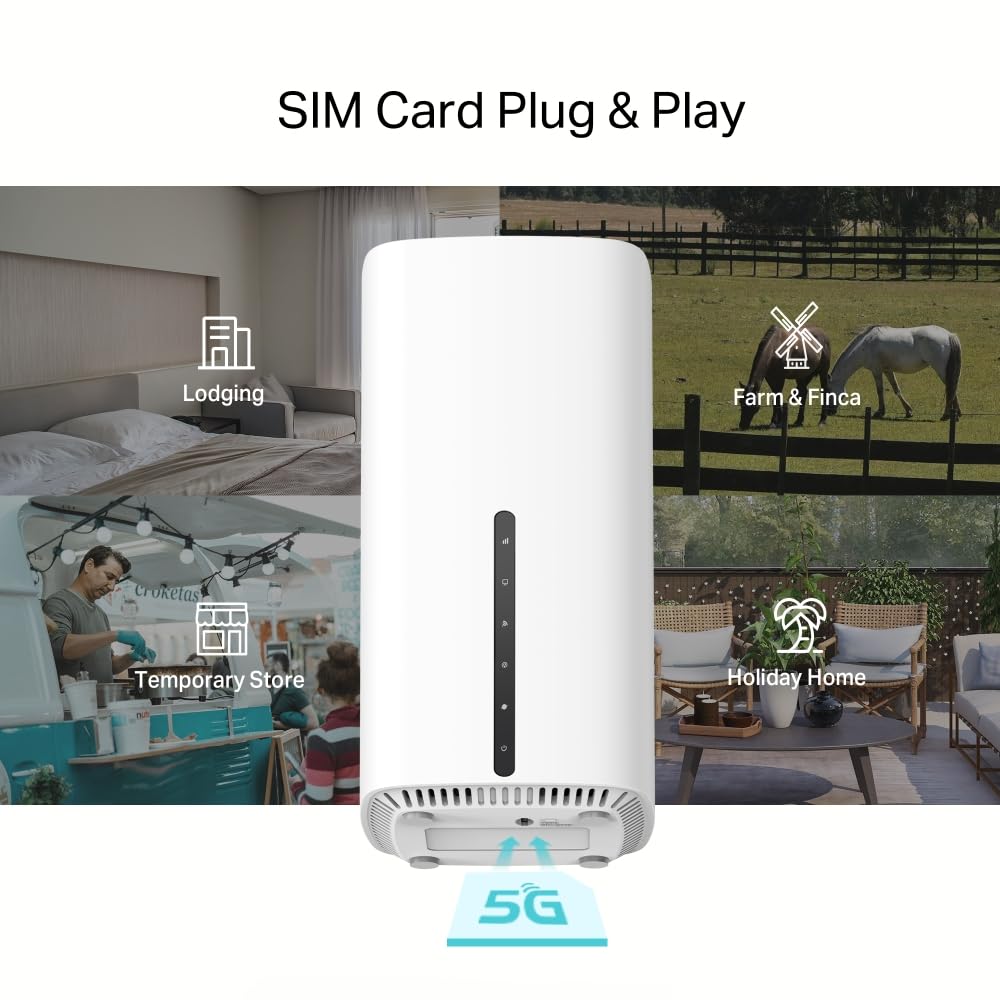 TP-Link Archer NX600 AX3600 Dualband 5G LTE WLAN Router mit 2,5G-Port