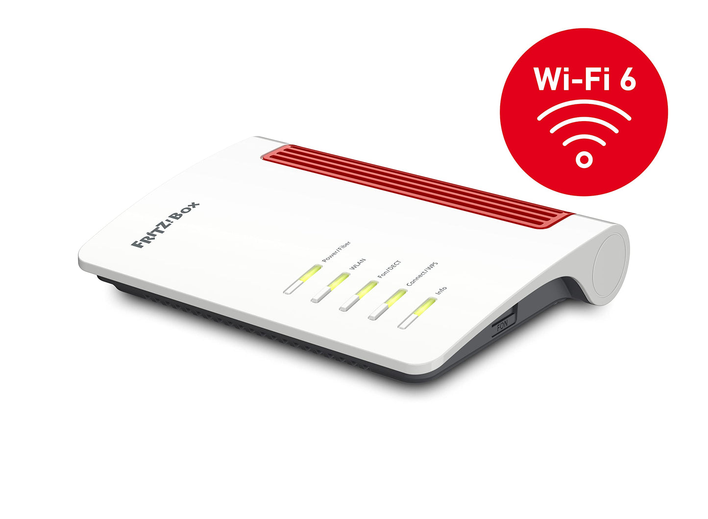 FRITZ!Box 5530 Fiber – Wi-Fi 6 Glasfaser-Router mit 2,5-Gigabit-LAN & Mesh-Funktion