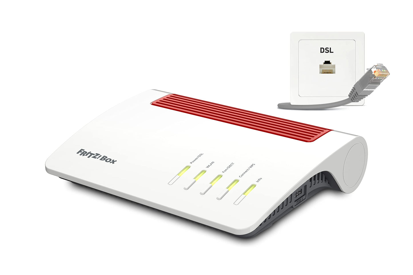 FRITZ!Box 7590 AX – Wi-Fi 6 DSL-Router mit Mesh, DECT & USB