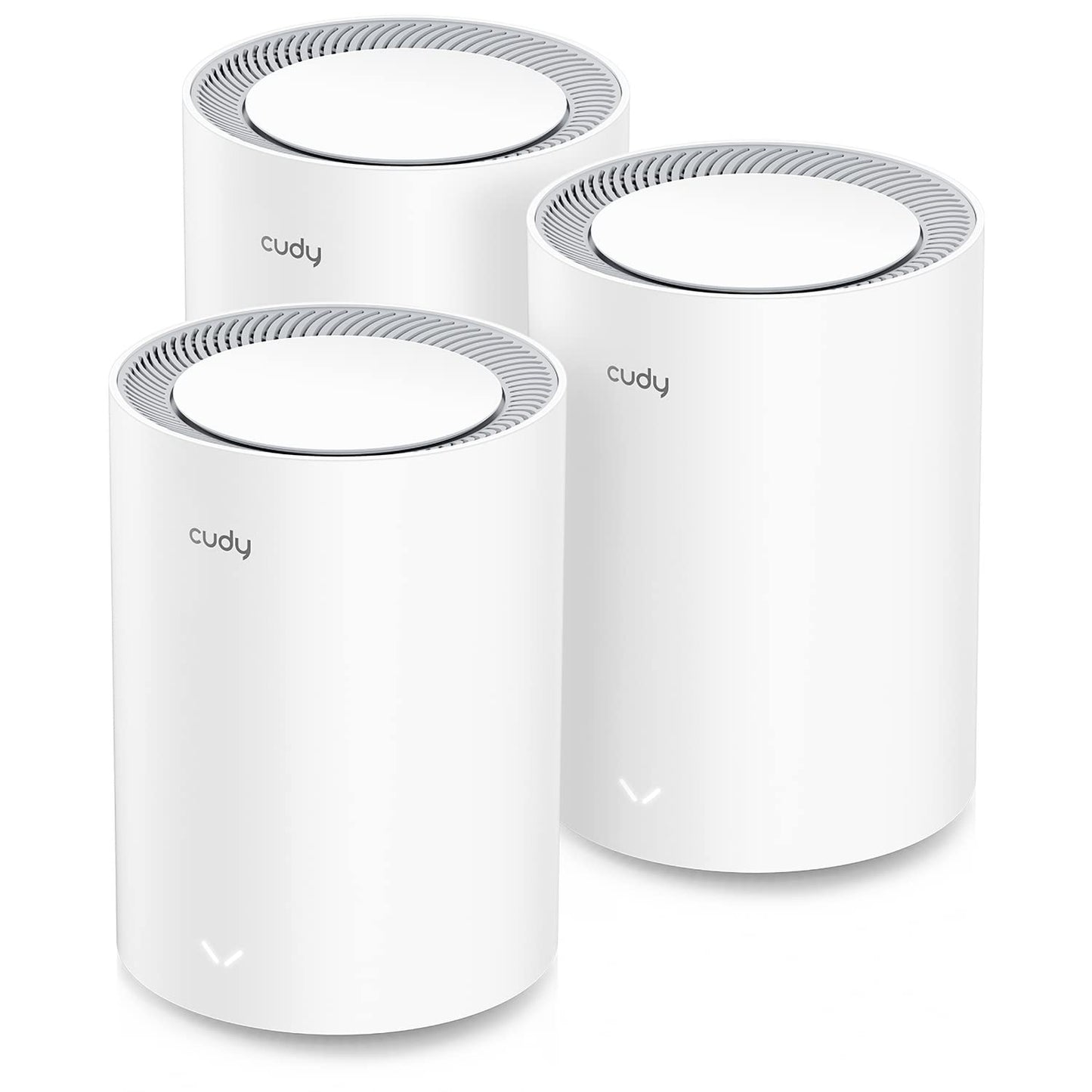 Cudy AX3000 Wi-Fi 6 Mesh WLAN System – 2,5G WAN, 3er-Pack, bis 600 m²