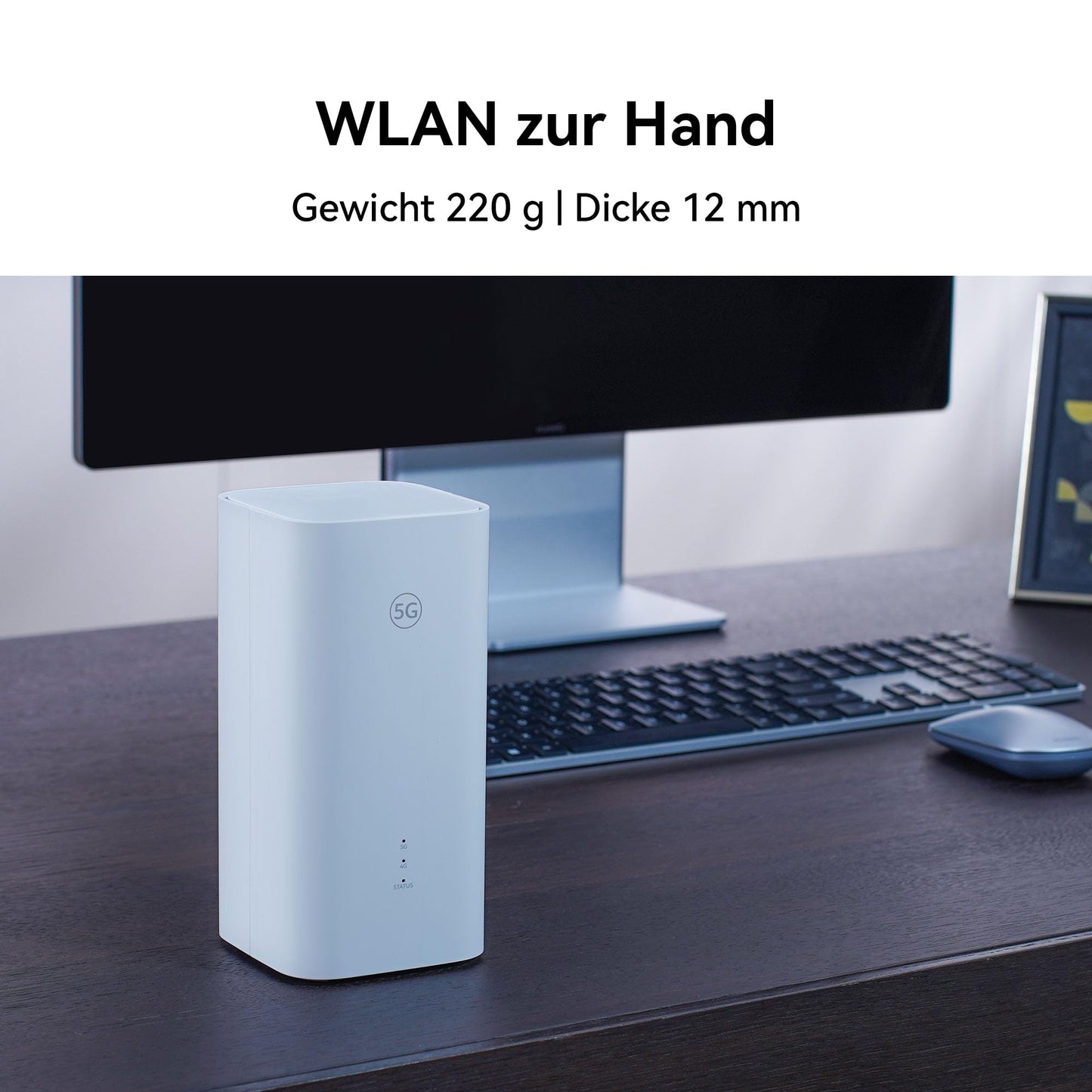 5G CPE 5s Router Wi-Fi 6 AX3000 – SIM, Mesh+, 3600 Mbit/s