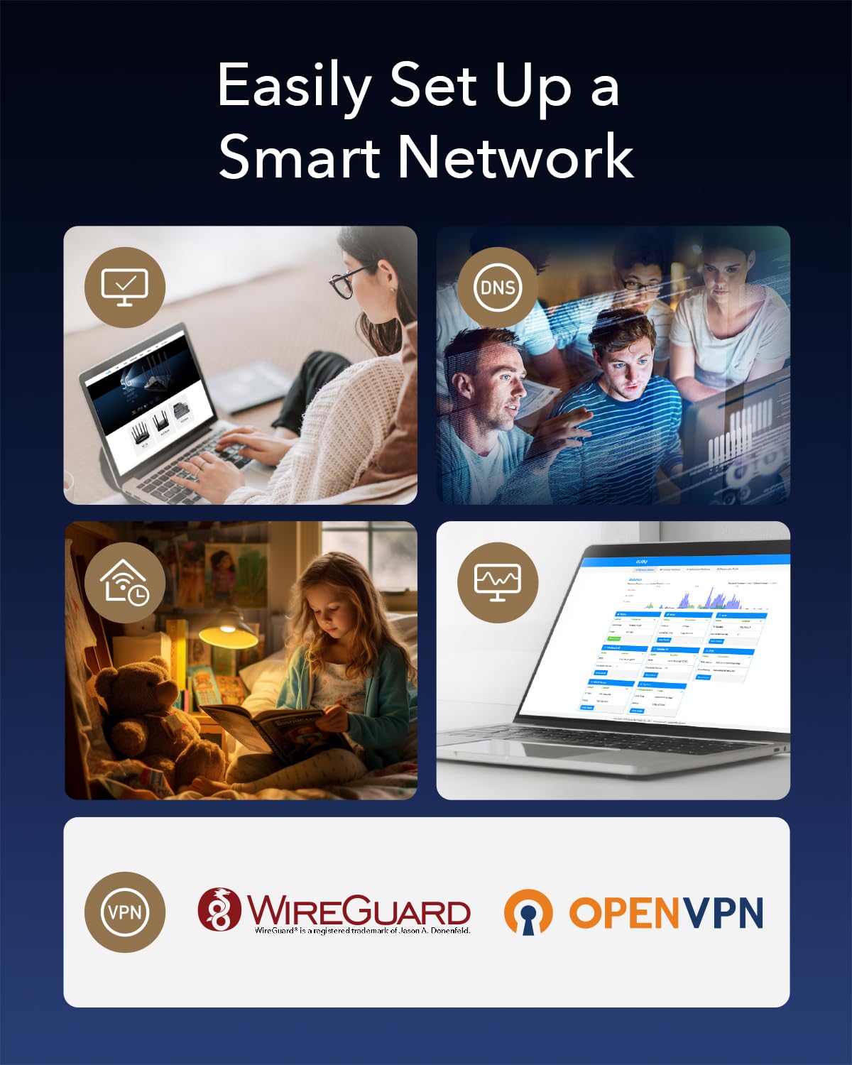 Cudy AX3000 Wi-Fi 6 Mesh WLAN System – 2,5G WAN, 3er-Pack, bis 600 m²