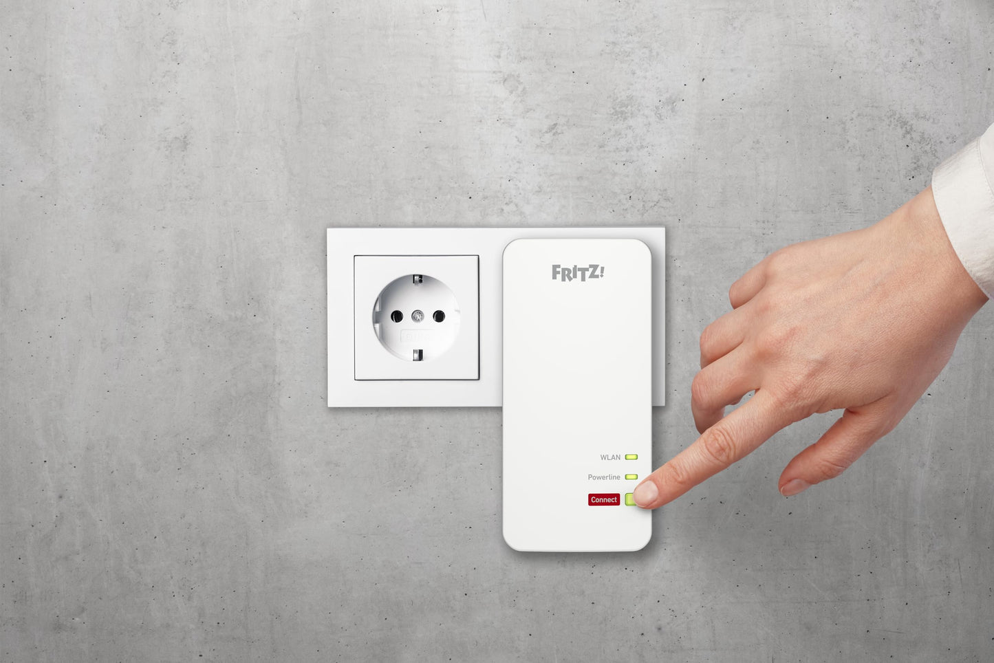 FRITZ!Powerline 1240 AX WLAN Set – Gigabit-Powerline mit Wi-Fi 6, Mesh-fähig, ideal für Streaming & HD-Video, 1.200 MBit/s