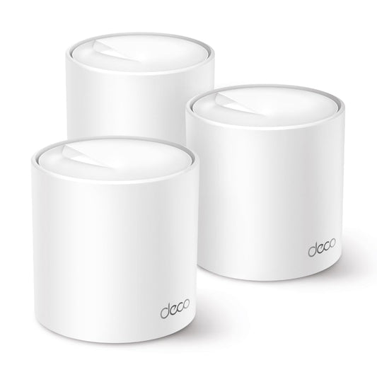 TP-Link Deco X50 Mesh WLAN Set (3er-Pack) – Wi-Fi 6 AX3000, 3× Gigabit LAN, Kindersicherung, erweiterbar