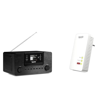 TechniSat DIGITRADIO 570 CD DAB+ Internetradio & AVM Fritz!Powerline 1260 Adapter