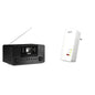 TechniSat DIGITRADIO 570 CD DAB+ Internetradio & AVM Fritz!Powerline 1260 Adapter