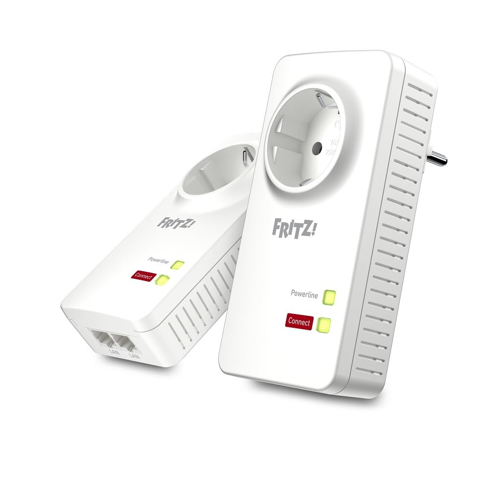 AVM FRITZ!Powerline 1220E Set – 1.200 MBit/s, 2x Gigabit-LAN