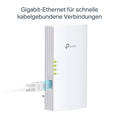 TP-Link TL-WPA7817 Powerline Adapter Kit – WiFi 6 AX1500, AV1000, Dualband, Gigabit Ethernet, Plug & Play